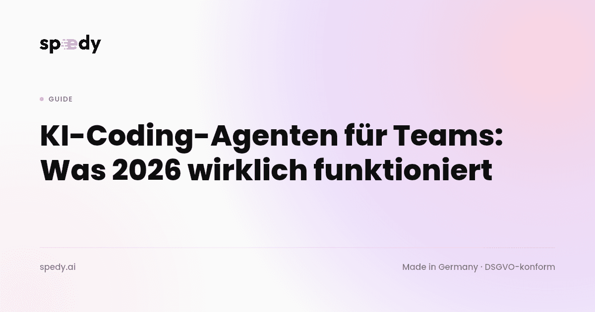 KI-Coding-Agenten für Teams: Was 2026 wirklich funktioniert