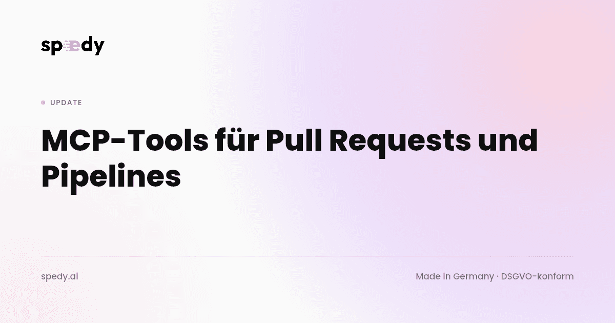 MCP-Tools für Pull Requests und Pipelines